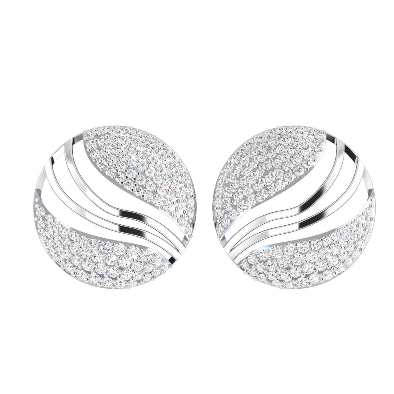 Elegant Design Diamond Earrings